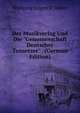 Der Musikverlag Und Die "Genossenschaft Deutscher Tonsetzer" . (German Edition), Wolfgang Eugen D' Albert 
