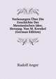 Vorlesungen Uber Die Geschichte Der Messianischen Idee, Herausg. Von M. Krenkel (German Edition), Rudolf Anger 