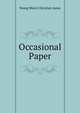 Occasional Paper, Young Men's Christian Assoc 