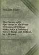 The Poems, with Specimens of the Prose Writings, of William Blake, with a Prefatory Notice, Biogr. and Critical, by J. Skipsey, William Blake 