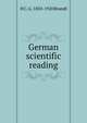 German scientific reading, H C. G. 1850-1920 Brandt 