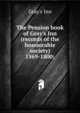 The Pension book of Gray's Inn (records of the honourable society) 1569-1800;, Gray's Inn 
