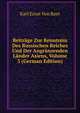 Beitrage Zur Kenntniss Des Russischen Reiches Und Der Angranzenden Lander Asiens, Volume 3 (German Edition), Karl Ernst von Baer 