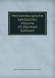 Mecklenburgische Jahrbucher, Volume 10 (German Edition), Verein F Geschichte Und Alterthumskunde 