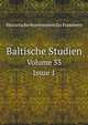 Baltische Studien, Historische Kommission fur Pommern 
