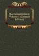 Quellensammlung, Volume 1 (German Edition), 