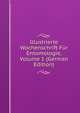 Illustrierte Wochenschrift Fur Entomologie, Volume 1 (German Edition), 