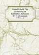 Gesellschaft Fur Romanische Literatur, Volumes 11-14 (German Edition), 