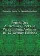 Bericht Des Ausschuses, Uber Die Versammlung, Volumes 10-13 (German Edition), Deutscher Verein Fur Gesundheitspflege 