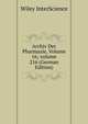 Archiv Der Pharmazie, Volume 16; volume 216 (German Edition), Wiley InterScience 