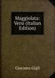 Maggiolata: Versi (Italian Edition), Giacomo Gigli 