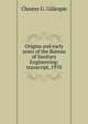 Origins and early years of the Bureau of Sanitary Engineering: transcript, 1970, Chester G. Gillespie 