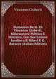 Domenico Berti. Di Vincenzo Gioberti, Riformatore Politico E Ministro, Con Sue Lettere Inedite a P. Riberi E G. Baracco (Italian Edition), Vincenzo Gioberti 