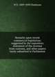 Remarks upon recent commercial legislation; suggested by the expository statement of the revenue from customs, and other papers lately submitted to Parliament, W E. 1809-1898 Gladstone 