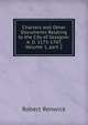 Charters and Other Documents Relating to the City of Glasgow: A. D. 1175-1707, Volume 1, part 2, Robert Renwick 
