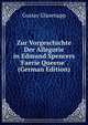 Zur Vorgeschichte Der Allegorie in Edmund Spencers 'Faerie Queene' . (German Edition), Gustav Glasenapp 