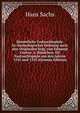 Sammtliche Fastnachtspiele. In chronologischer Ordnung nach den Originalen hrsg. von Edmund Goetze. 4. Bandchen. Elf Fastnachtspiele aus den Jahren 1552 und 1553 (German Edition), Hans Sachs 