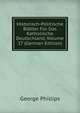 Historisch-Politische Blatter Fur Das Katholische Deutschland, Volume 27 (German Edition), George Phillips 