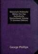Historisch-Politische Blatter Fur Das Katholische Deutschland, Volume 75 (German Edition), George Phillips 