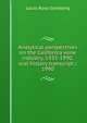 Analytical perspectives on the California wine industry, 1935-1990: oral history transcript / 1990, Louis Roos Gomberg 