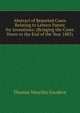 Abstract of Reported Cases Relating to Letters Patent for Inventions: (Bringing the Cases Down to the End of the Year 1883)., Thomas Minchin Goodeve 