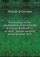 Proceedings of the stockholders of the Raleigh & Gaston Railroad Co. at their . annual meeting serial Volume 1873, Nichols &amp; Gorman 