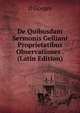 De Quibusdam Sermonis Gelliani Proprietatibus Observationes . (Latin Edition), O Gorges 