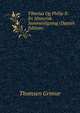 Tiberius Og Philip Ii: En Historisk Sammenligning (Danish Edition), Thomsen Grimur 