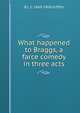 What happened to Braggs, a farce comedy in three acts, B L. C. 1869-1900 Griffith 