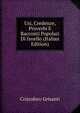 Usi, Credenze, Proverbi E Racconti Popolari Di Isnello (Italian Edition), Cristoforo Grisanti 