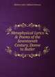 Metaphysical Lyrics & Poems of the Seventeenth Century, Donne to Butler, Herbert John Clifford Grierson 
