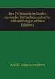 Der Pithoanische Codex Juvenals: Kritischexegetische Abhandlung (German Edition), Adolf Haeckermann 