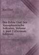 Der Echte Und Der Xenophontische Sokrates, Volume 2, part 1 (German Edition), Karl Joel 