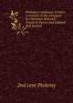 Ptolemy's cataloque of stars; a revision of the Almagest by Christian Heinrich Friedrich Peters and Edward Ball Knobel, 2nd cent Ptolemy 