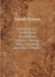 Studien Zu Malbillons Romischen Ordines: Inaug.-Diss., Freiburg (German Edition), Joseph Kosters 