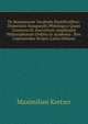 De Romanorum Vocabulis Pontificalibus: Dissertatio Inauguralis Philologica Quam Consensu Et Auctoritate Amplissimi Philosophorum Ordinis in Academia . Rite Capessendos Scripsi (Latin Edition), Maximilian Kretzer 