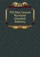 Till Hast Genom Ryssland (Swedish Edition), 