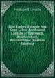 Eine Liebes-Episode Aus Dem Leben Ferdinand Lassalle's: Tagebuch, Briefwechsel, Bekenntnisse (German Edition), Ferdinand Lassalle 