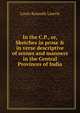 In the C.P., or, Sketches in prose & in verse descriptive of scenes and manners in the Central Provinces of India, Louis Kossuth Lawrie 