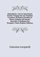 Epistolario, Con Le Inscrizioni Greche Triopee Da Lui Tradotte E Lettere Di Pietro Giordani E Pietro Colletta All'autore: Raccolto E Ordinato Da Prospero Viani (Italian Edition), Giacomo Leopardi 