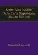 Scritti Vari Inediti: Dalle Carte Napoletane (Italian Edition), Giacomo Leopardi 