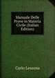 Manuale Delle Prove in Materia Civile (Italian Edition), Carlo Lessona 