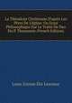 La Th?odic?e Chr?tienne D'apr?s Les P?res De L'?glise: Ou Essai Philosophique Sur Le Trait? De Deo Du P. Thomassin (French Edition), Louis Zozime Elie Lescoeur 