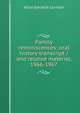 Family reminiscences: oral history transcript / and related material, 1966-1967, Alice Gerstile Levison 