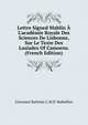 Lettre Signed Mablin ? L'acad?mie Royale Des Sciences De Lisbonne, Sur Le Texte Des Lusiades Of Camoens. (French Edition), Giovanni Battista C.M.P. Mabellini 
