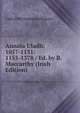 Annala Uladh: 1057-1131: 1155-1378 / Ed. by B. Maccarthy (Irish Edition), Cathal MacMaghnusa Maguire 