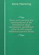 Tasso and Leonora; the commentaries of Ser Pantaleone degli Gambacorti, gentleman usher to the august Madama Leonora d'Este, Manning Anne 