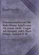Commentariorum De Rebellione Anglicana Ab Anno 1640. Usque Ad Annum 1685. Pars Prima, Autore R.M., Roger Manley 
