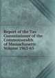 Report of the Tax Commissioner of the Commonwealth of Massachusetts Volume 1963-65, 