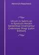 Utrum in Satiris an in Epistulis Horatii Sententiae Inveniantur Crebriores: Progr (Latin Edition), Heinrich Mascheck 